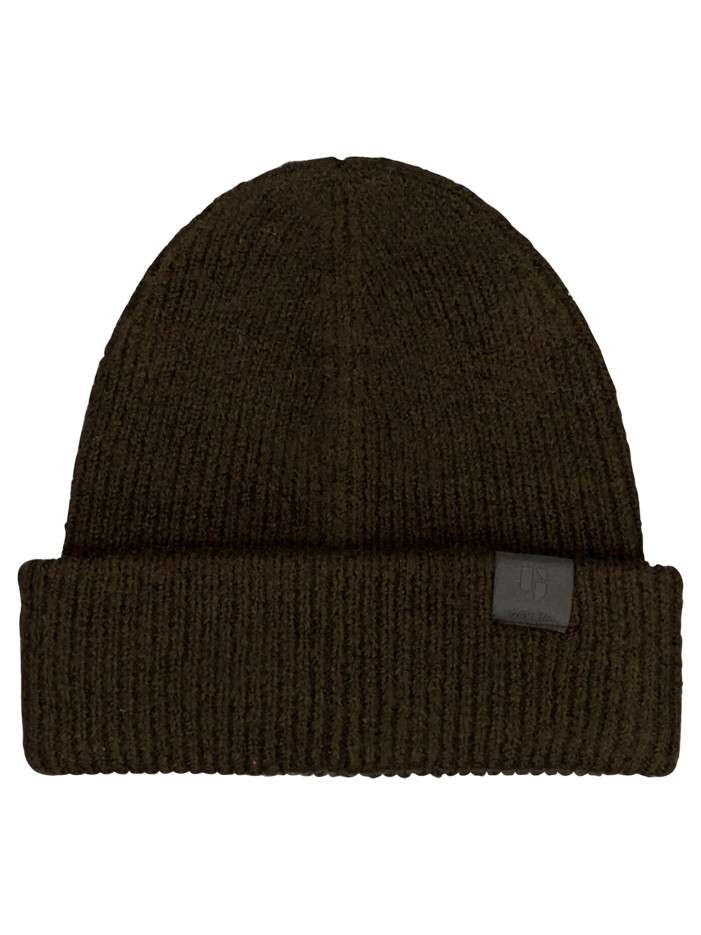 Bonnet kaki en maille...