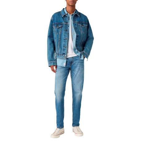 Jean 502® Taper en coton bleu à coupe droite pourvu de poches - Image 5