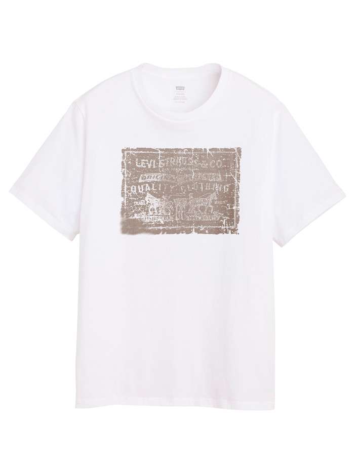 T-shirt en coton blanc...
