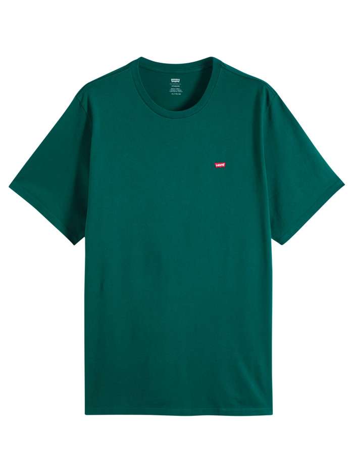 T-shirt en coton vert à...