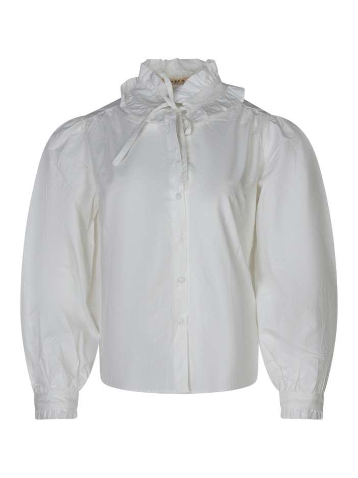Chemisier en coton blanc...