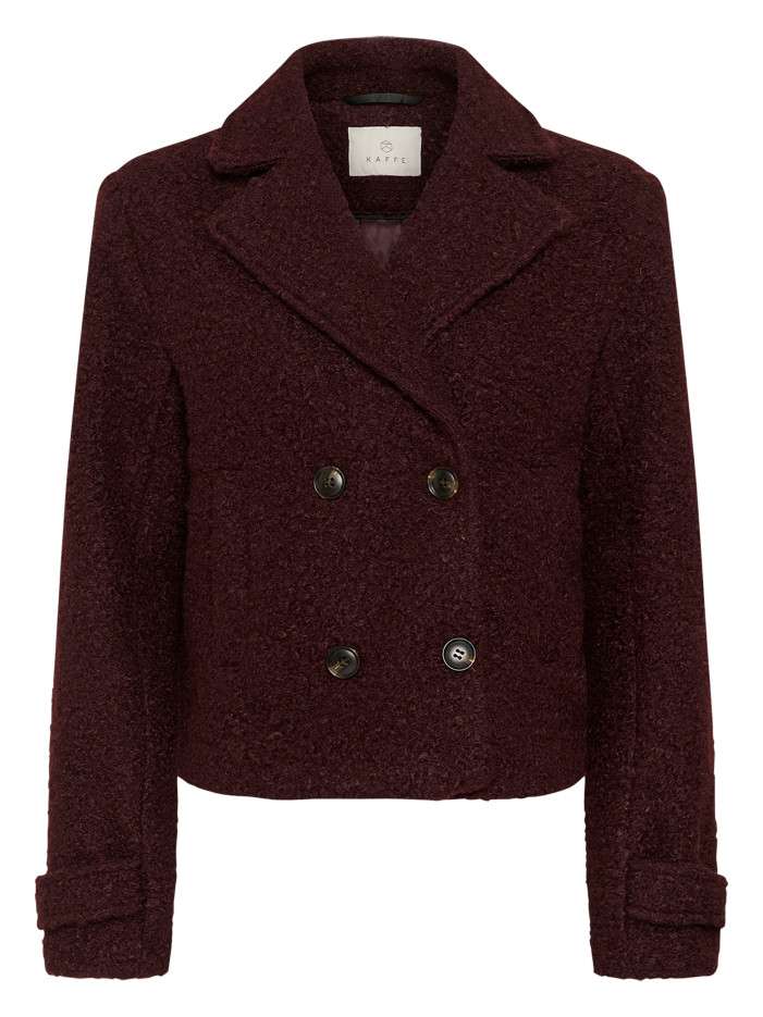 Blazer marron uni avec une...
