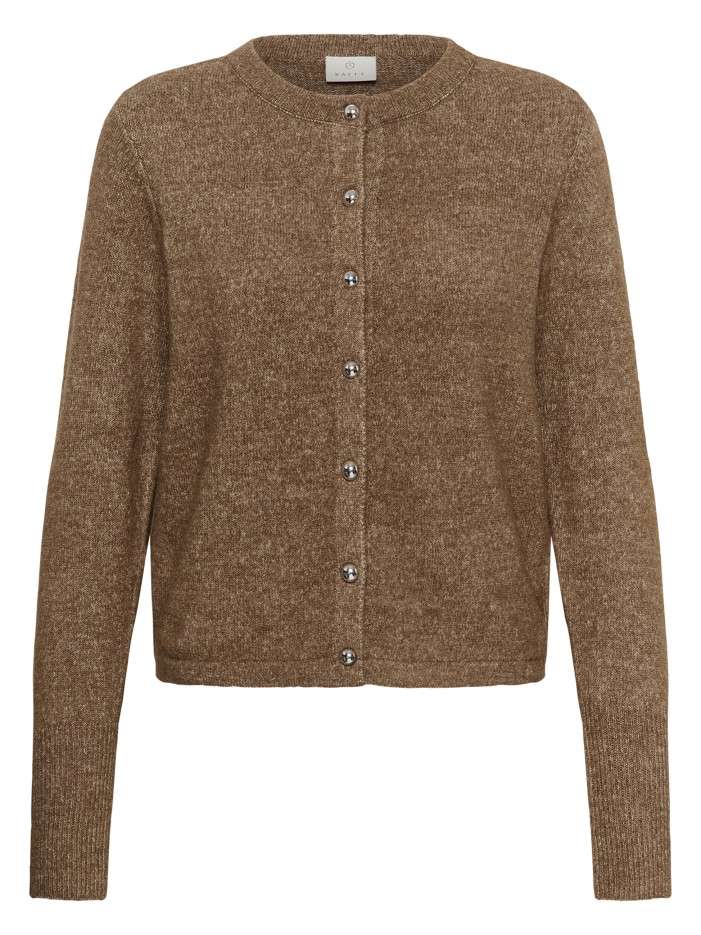 Gilet taupe uni avec une...