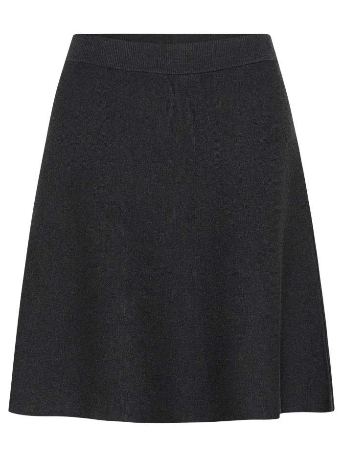 Jupe courte anthracite unie...