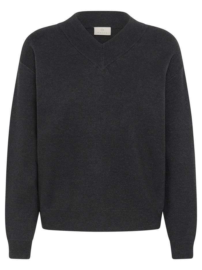 Pull anthracite uni avec...