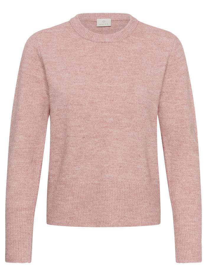 Pull rose uni avec une...
