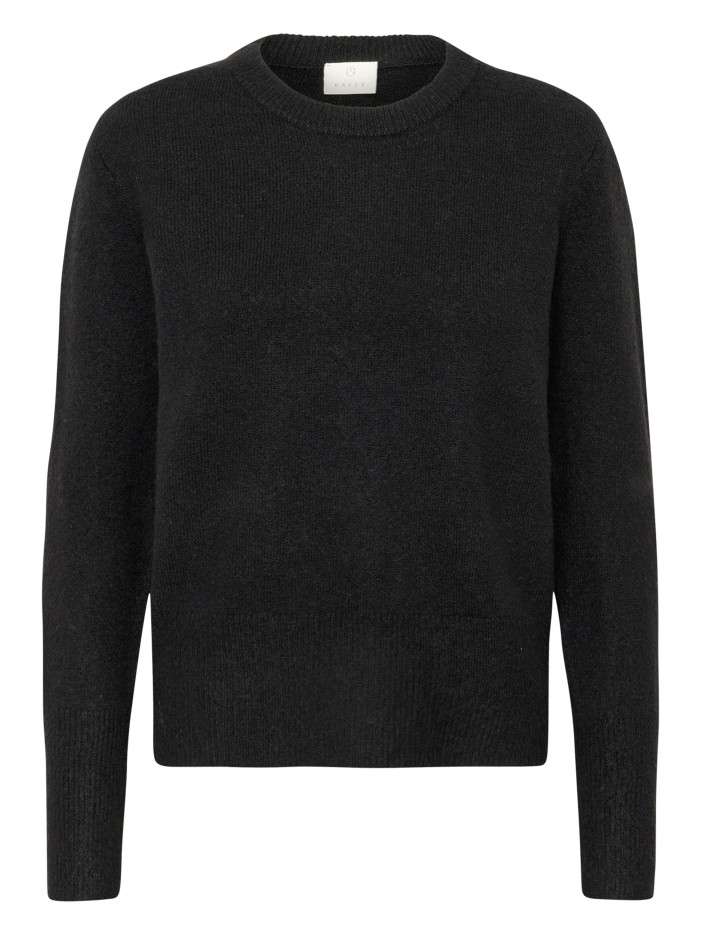 Pull noir uni avec une...