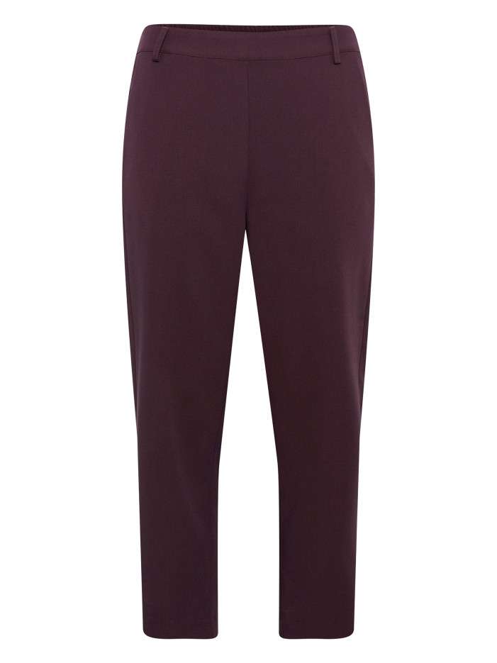 Pantalon chino marron uni...