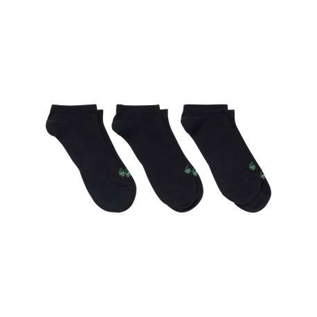 Lot de 3 paires de chaussettes noires basses en coton mélangé