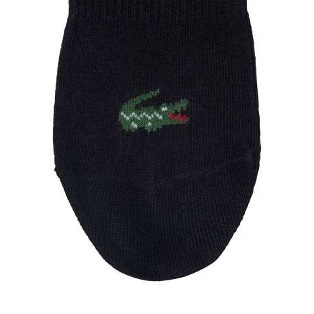 Lot de 3 paires de chaussettes noires basses en coton mélangé - Image 2