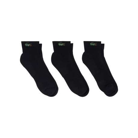 Lot de 3 paires de chaussettes noires basses en coton mélangé