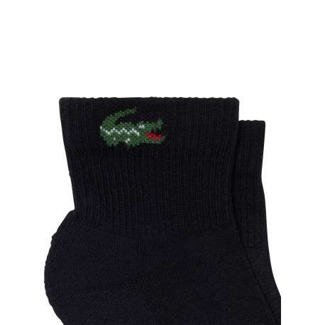 Lot de 3 paires de chaussettes noires basses en coton mélangé - Image 2
