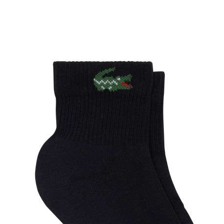 Lot de 6 paires de chaussettes noires basses en coton mélangé - Image 2