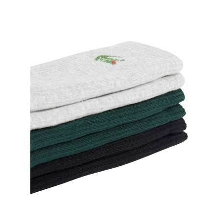 Lot de 3 paires de chaussettes multicolores hautes en coton mélangé - Image 3