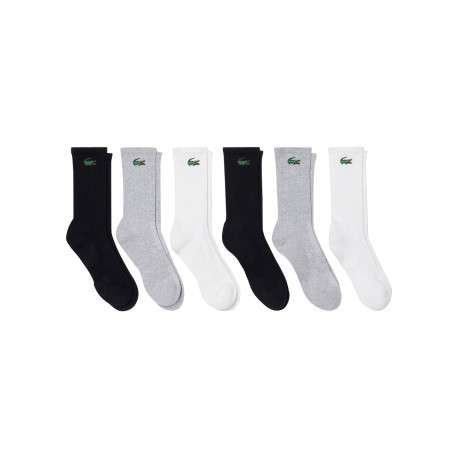 Lot de 6 paires de chaussettes multicolores hautes en coton mélangé