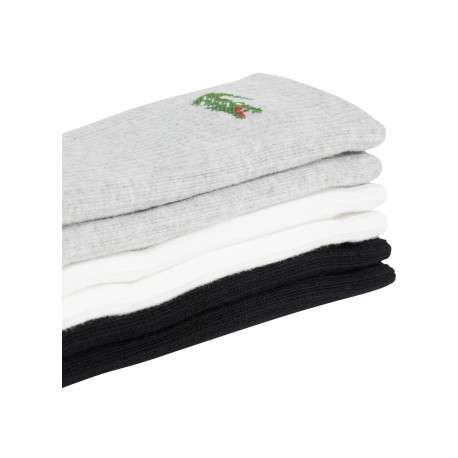 Lot de 6 paires de chaussettes multicolores hautes en coton mélangé - Image 3