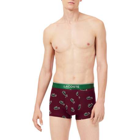 Lot de 3 boxers en coton pourvus d'une taille élastiquée à imprimé crocodile - Image 2