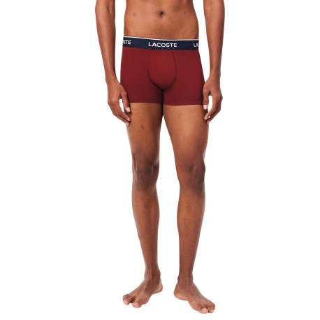 Lot de 3 boxers tricolores en coton pourvus d'une taille élastiquée - Image 2
