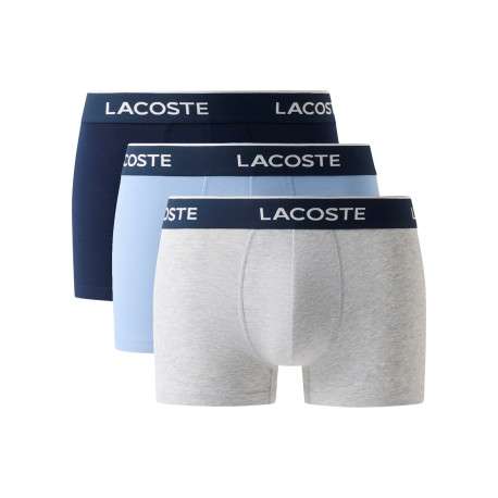 Lot de 3 boxers multicolores en coton pourvus d'une taille élastiquée