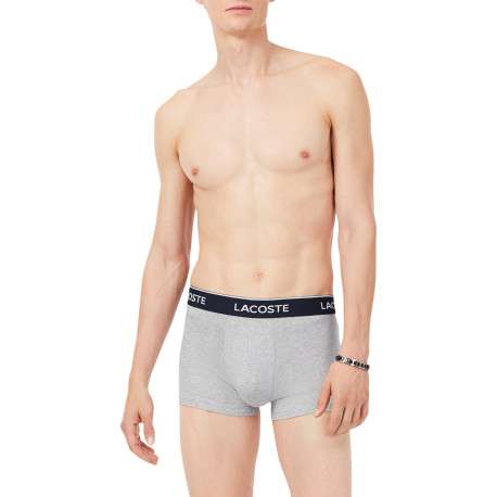 Lot de 3 boxers multicolores en coton pourvus d'une taille élastiquée - Image 2