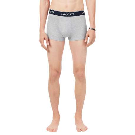 Lot de 3 boxers multicolores en coton pourvus d'une taille élastiquée - Image 4