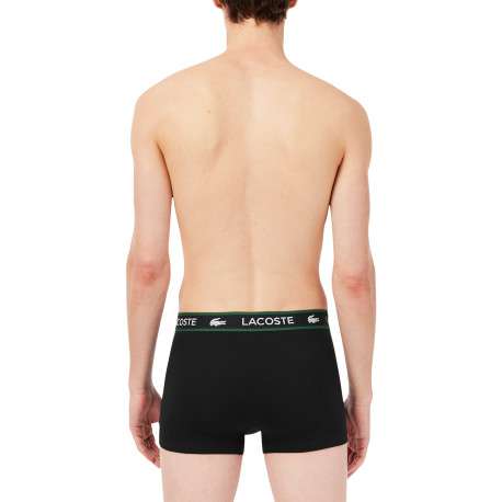 Lot de 3 boxers noirs en coton pourvus d'une taille élastiquée - Image 4