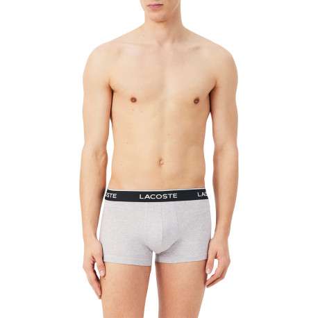 Lot de 3 boxers multicolores en coton pourvus d'une taille élastiquée - Image 3