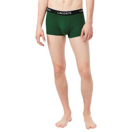 Lot de 3 boxers multicolores en coton avec une d'une taille élastiquée - Image 5