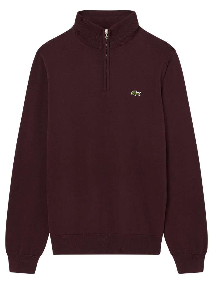 Pull col montant zippé en...