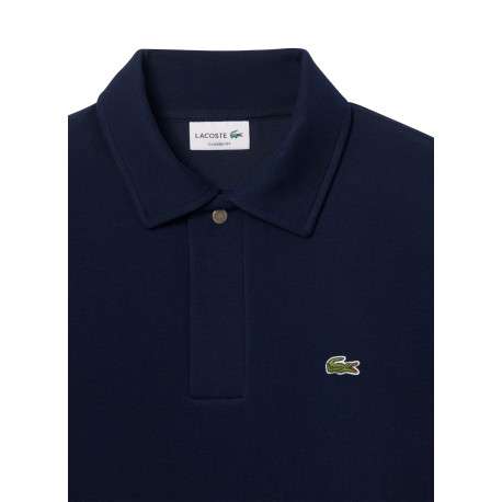 Sweat en tricot interlock côtelé bleu marine doté d'une coupe droite - Image 6