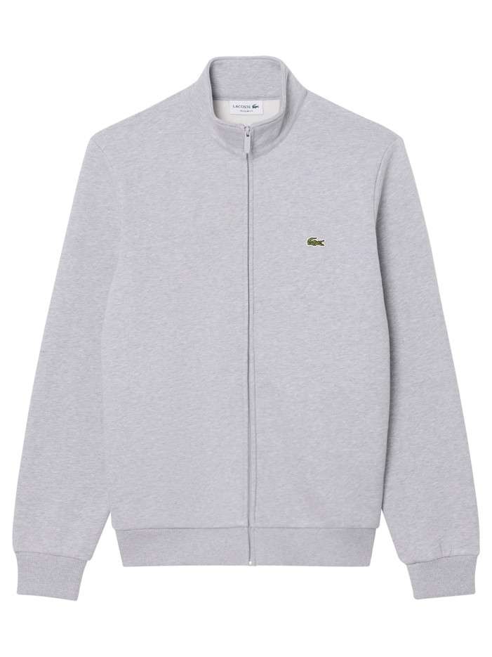 Sweat gris zippé en...