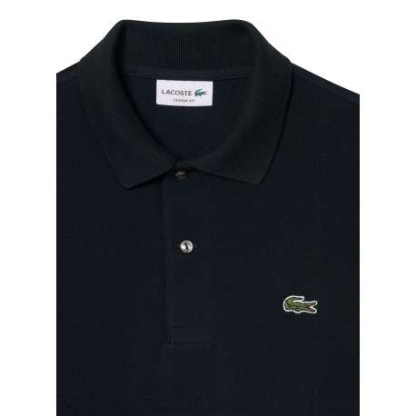 Polo Ph4012 en coton vert sapin pourvu de manches longues et un col boutonné - Image 5