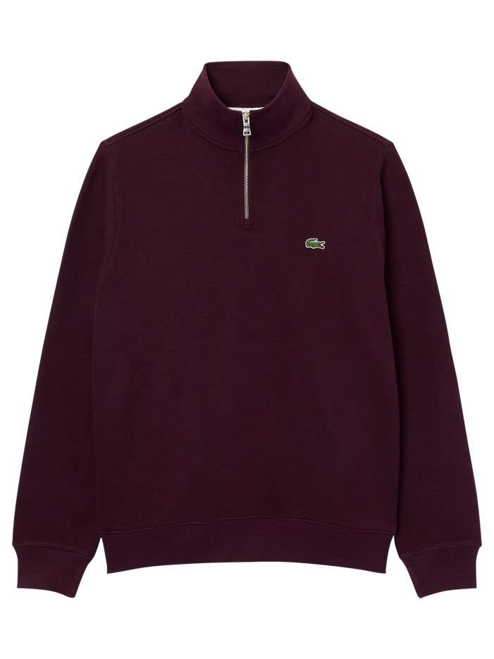 Sweat col montant zippé en...