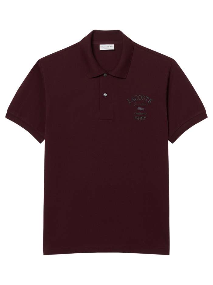Polo style rétro en coton...