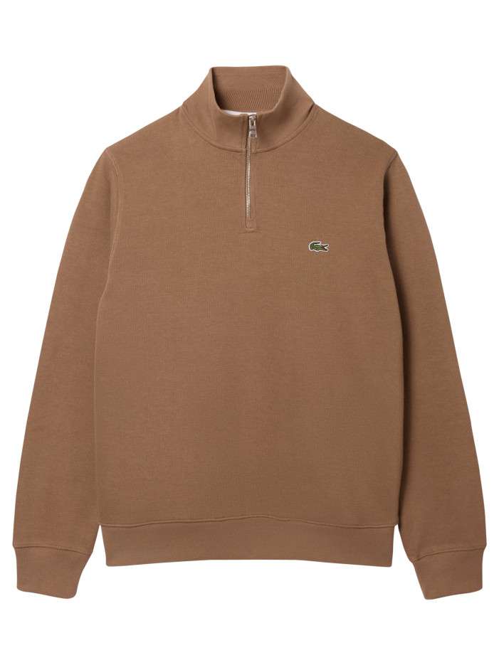 Sweat col montant zippé en...