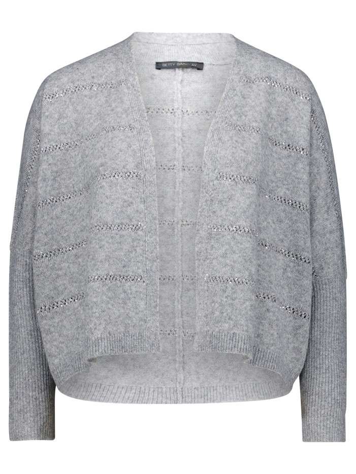 Gilet gris à rayures ornés...