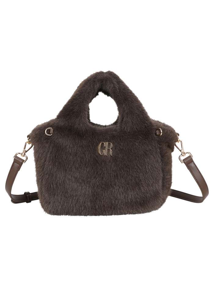 Sac à main noir en fausse...
