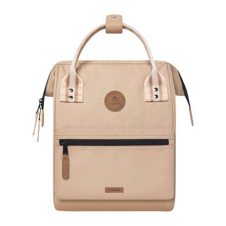 Sac à dos Adventurer Small Lobito beige uni avec 2 anses à rayures