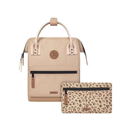 Sac à dos Adventurer Small Lobito beige uni avec 2 anses à rayures - Image 2