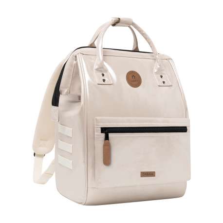 Sac à dos Adventurer Medium Honolulu beige doré brillant avec tissu déperlant - Image 3