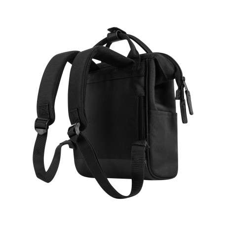 Sac à dos Adventurer XS Berlin noir uni pourvu de 2 logos marron - Image 4