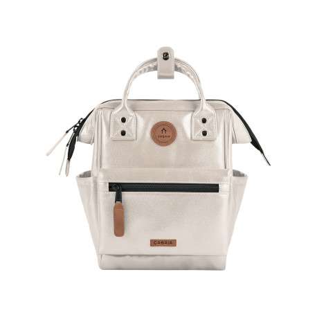 Sac à dos Adventurer XS Honolulu beige doré brillant avec tissu déperlant