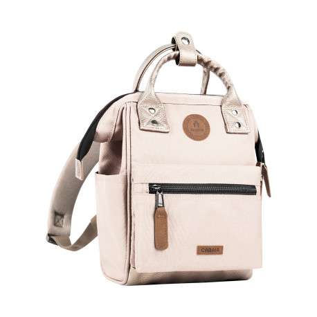 Sac à dos Adventurer XS Algiers beige uni muni de 2 logos bruns - Image 3