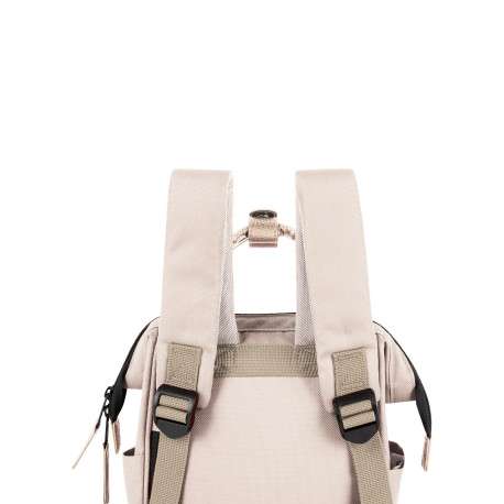 Sac à dos Adventurer XS Algiers beige uni muni de 2 logos bruns - Image 6