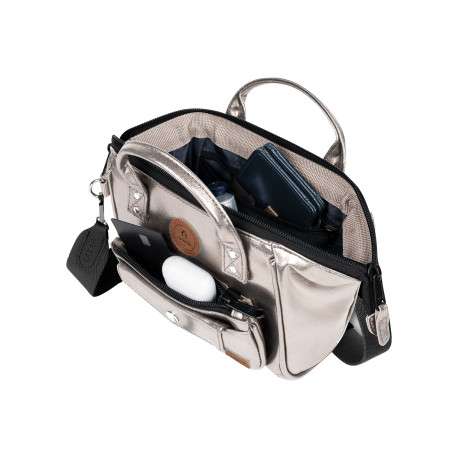 Sac à bandoulière Cross Body Small Honolulu beige doré brillant - Image 2