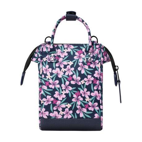 Sac à bandoulière Nano Bag Cagliari rose et bleu à imprimé floral - Image 2
