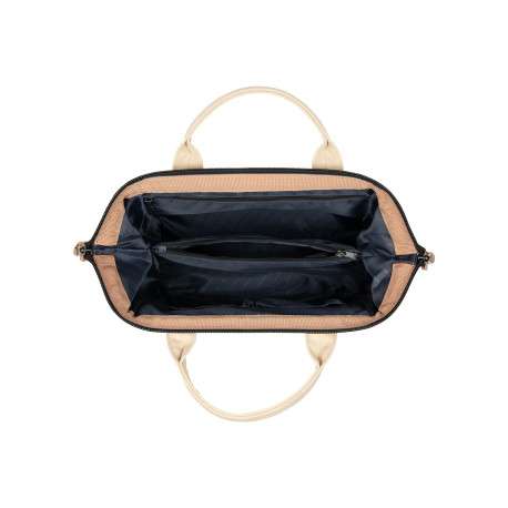Sac à bandoulière Cross Body Small Andenne beige uni avec tissu déperlant - Image 3