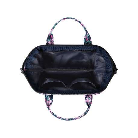 Sac à bandoulière Cross Body Small Cagliari rose et bleu à imprimé floral - Image 3