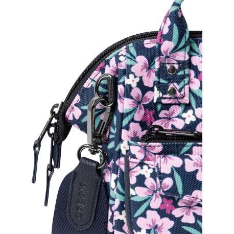 Sac à bandoulière Cross Body Small Cagliari rose et bleu à imprimé floral - Image 5