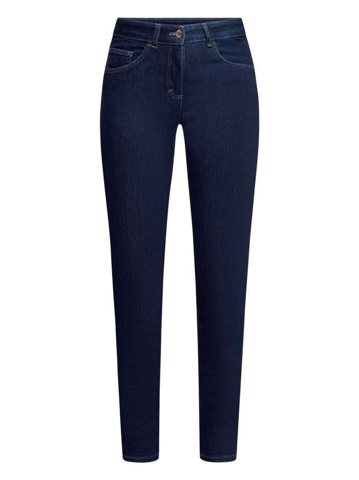 Jean slim en coton bleu...